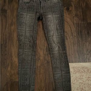Women’s 25 Free People Skinny Grey Jeans Euc Pristine!